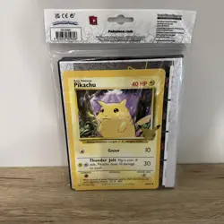 Pokemon 25th Anniversary First Partner Collector's Binder SEALED w/Pikachu 820650809606 - Image 1