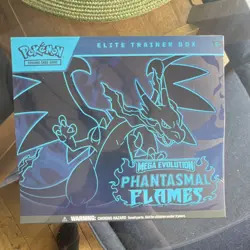 Pokemon TCG Mega Evolution Phantasmal Flames Elite Trainer Box English Charizard - Image 1
