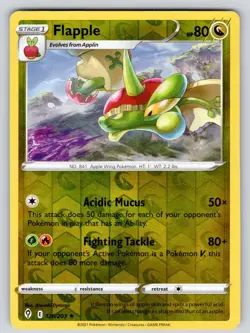 Flapple 120/203 Reverse Holo Rare Evolving Skies Pokemon Lightly Played - Image 1
