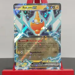 Pokemon Rotom Ex 029/094 Me02: Phantasmal Flames Double Rare Holo Basic 190 HP - Image 1