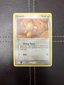 Pokemon TCG - Meowth - 77/113 - EX Delta Species - LP Common (2005) - Image 1