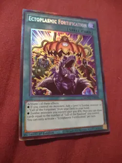 Yugioh Ectoplasmic Fortification MZMU-EN008 Collector's Rare 1st Edition NM - Image 1