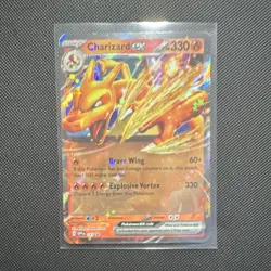 Pokemon Charizard EX Promo Holo SV: Scarlet & Violet 161 Stage 2 330HP Card - Image 1