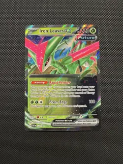 Pokemon TCG Iron Leaves ex 128 SVP Sv: Scarlet & Violet Promo Cards Near Mint - Image 1