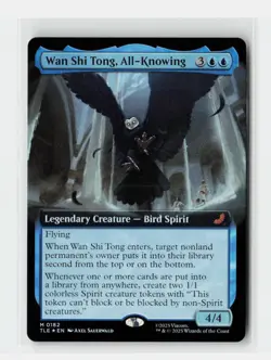 Wan Shi Tong, All-Knowing Avatar FOIL Extended Art Magic The Gathering MTG Card - Image 1