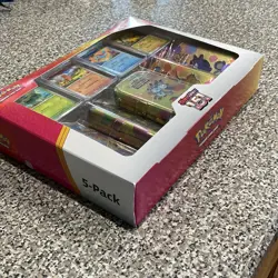 Pokemon Scarlet and Violet 151 (5-Pack) Mini Tins w/ 4 Promos Costco Bundle - Image 2