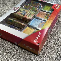 Pokemon Scarlet and Violet 151 (5-Pack) Mini Tins w/ 4 Promos Costco Bundle - Image 4