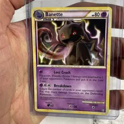 Pokemon TCG Banette Triumphant 14/102 Regular Rare LP+ Non Holo Pokemon Nintendo - Image 1
