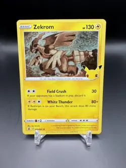 Zekrom 010/025 Celebrations Holo Rare Pokemon Card - Image 1