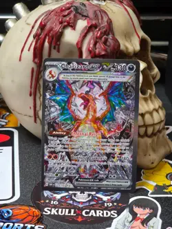 ☠☠ Pokemon Charizard ex 223/197 SV03: Obsidian Flames Holo - Image 1