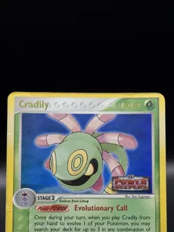 Cradily 7/108 EX Power Keepers Reverse Holo Pokemon TCG - Image 3