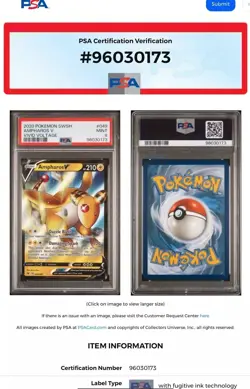 🔥2020 Pokemon #049 SWSH Vivid Voltage -Ampharos V Psa 9 Mint - Image 4