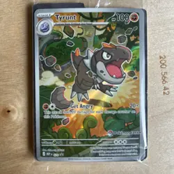 Pokemon TCG Tyrunt 070 Pokemon Centre Stamped Promo Sealed - Image 1
