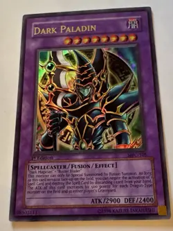 Yu-Gi-Oh Dark Paladin MFC-105 1st Edition Ultra Rare LP Vintage - Image 1