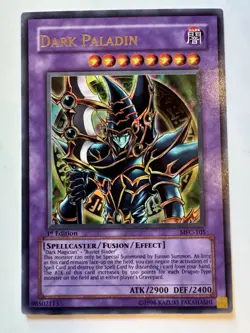 Yu-Gi-Oh Dark Paladin MFC-105 1st Edition Ultra Rare LP Vintage - Image 3