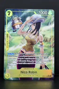 One Piece Nico Robin Alternate Alt Art OP15-109 Adventure on Kami's Island Foil - Image 1