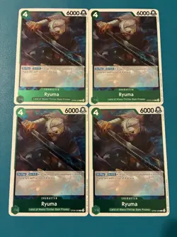 ONE PIECE TCG RYUMA RARE PLAYSET OP06-036 WINGS OF THE CAPTAIN - Image 1