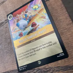 Disney Lorcana - Rescue Rangers Away! 10/P2 FOIL League Promo Azurite Sea NM - Image 3