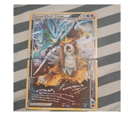 Pokemon Suicune & Entei LEGEND Card Lot Both Halves Nintendo English 2010 TCG - Image 1