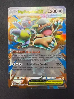 Mega Kangaskhan ex 104/132 Me01 | Mega Evolution Holo | Pokemon Card | NM 2 - Image 1