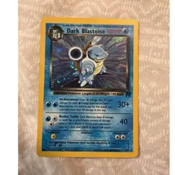 Pokemon Dark Blastoise 3/82 Team Rocket Holo Rare Unlimited Stage 2 Card - Image 1