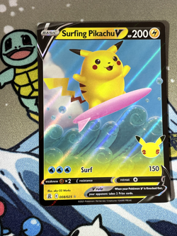 Surfing Pikachu V 008/025 Celebrations Holo Card - Image 2