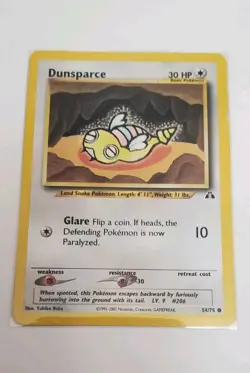 Pokemon Card TCG: Dunsparce 54/75 - Neo Discovery - Image 1
