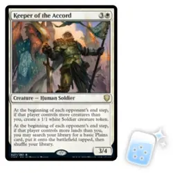 KEEPER OF THE ACCORD Commander Legends Magic MTG MINT CARD - Image 1