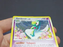 Gardevoir 7/132 Holo BLEED Error AND SWIRL! LP Rare Secret Wonders Pokemon Card - Image 3