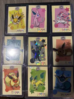 Pokemon Fan Made Let's Go Eevee! Lot Of 9 Cards - Image 1