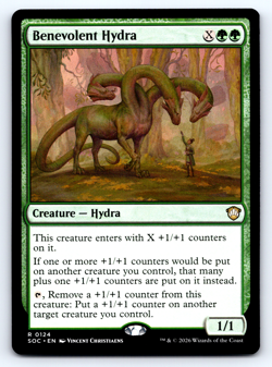 Benevolent Hydra - Secrets of Strixhaven Commander - MTG - Image 1