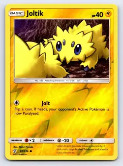 Joltik 61/236 Common Unified Minds Pokemon Reverse Holo Lightly Played - Image 1