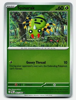 SPINARAK PERFECT ORDER 001/088 NM C POKEMON REVERSE HOLO - Image 2