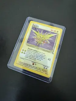 Pokemon TCG Zapdos Fossil 15/62 Holo 1999-2000 Wizards Base Set Copyright... - Image 4