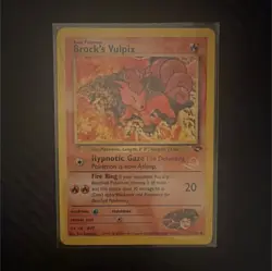 Pokemon Brock's Vulpix W Stamped Promo Wotc 037/132 English MINT CONDITION - Image 1
