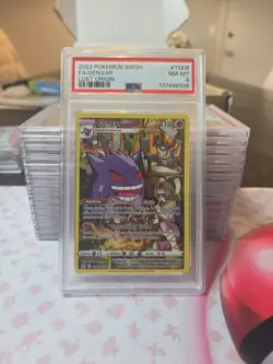 Pokemon Gengar TCG TG06/TG30 Lost Origin Trainer Gallery PSA 8 - Image 1