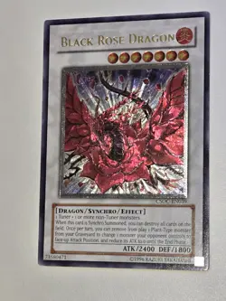 Yu-Gi-Oh! Ultimate Rare Black Rose Dragon Crossroads of Chaos CSOC-EN039 - Image 1