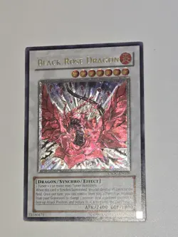 Yu-Gi-Oh! Ultimate Rare Black Rose Dragon Crossroads of Chaos CSOC-EN039 - Image 4