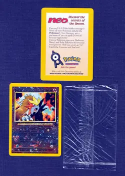 Entei Promo Pokemon Reversed Holo 2001 34 Never Played Opened to See Card! - Image 1
