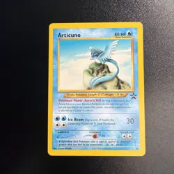 Pokemon Articuno #48 Black Star Promo Card Wizards of the Coast League 2002 Rare - Image 1