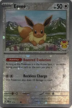 Eevee 074/131 Holo P Miscellaneous Cards & Products Pokemon NM - Image 1