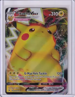 Pikachu VMAX 044/185 Vivid Voltage Ultra Rare Holo Pokemon Card NM - Image 1