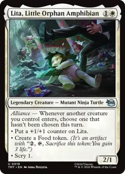 MtG Lita, Little Orphan Amphibian U 0019 TMNT Regular Uncommon - Image 1