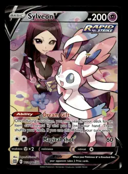 Pokemon TCG Brilliant Stars #TG14/TG30 Sylveon V NM - Image 1