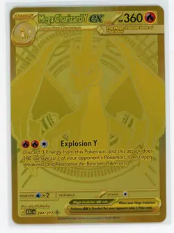 Pokemon TCG - Mega Charizard Y ex 294/217 - Ascended Heroes - Gold Hyper Rare - Image 1