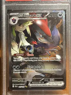 Pokemon Journey Together 185 N'S Zoroark EX SIR PSA 10 - Image 2