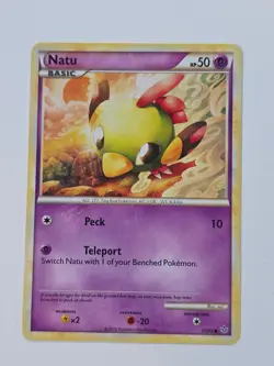 Natu 55/95 NM Unleashed Pokemon Card Sui Art - Image 1