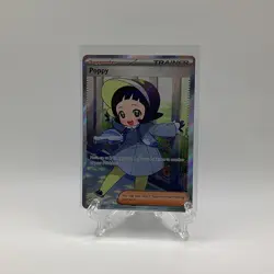 Poppy 220 / 197 Pokemon Obsidian Flames 2023 Near Mint Full Art Holo Ultra Rare - Image 1