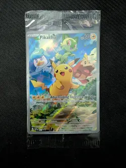 Sealed Pikachu 027 Holo Promo Scarlet & Violet Promo Pokemon Near Mint - Image 1