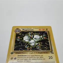 Magneton 26/62 Fossil 1st Edition Regular Rare Stage 1 80HP Wizards Pokemon TCG - Image 2